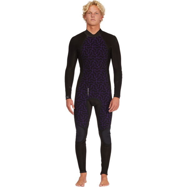 2024 Billabong Mens Absolute 3/2mm GBS Chest Zip Wetsuit ABYW100192 - Grey